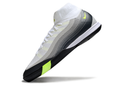 Chuteira Nike Air Zoom Mercurial Superfly 10 Elite Air Max 95  IC - Branca, Cinza e Preta