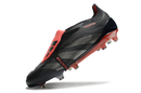 Chuteira Adidas Predator Elite Tongue FG - Preta e Vermelha