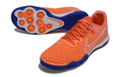 Tênis Futsal Nike React Gato IC - Laranja, Branca e Azul
