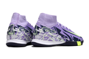 Chuteira Nike Air Zoom Mercurial Superfly 10 Elite  IC - Roxa e Verde