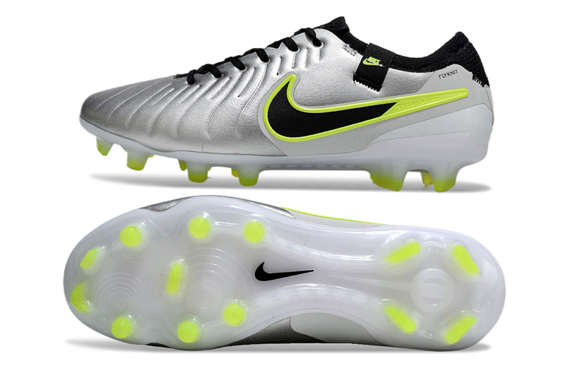 Nike Tiempo Legend X Elite FG - Prata e verde