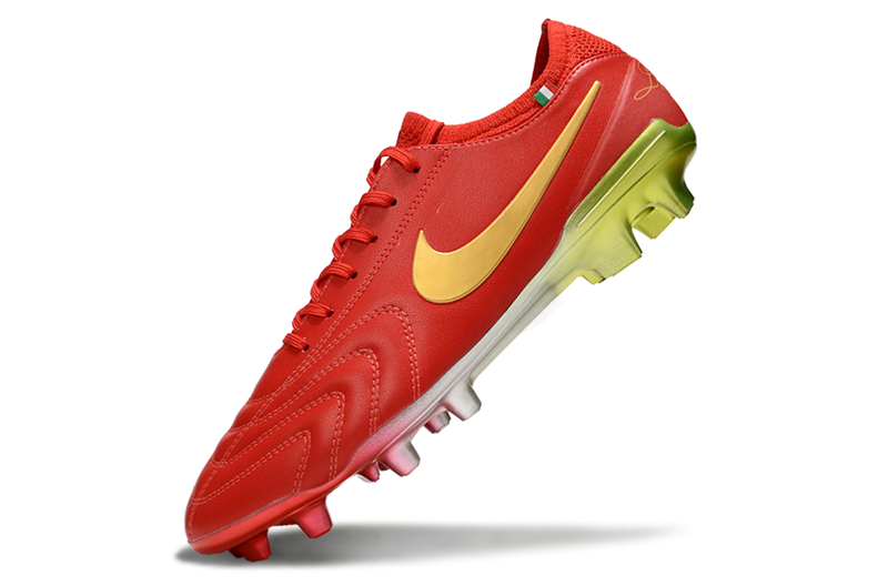Nike Tiempo Legend 10 Luxe FG -  Vermelha e Dourada