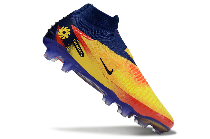 Chuteira Nike Phantom GX 6 Elite FG - Azul, Amarela e Vermelha