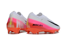 Chuteira Nike Mercurial Vapor 16 Elite  FG - Branca, Vermelha e Laranjada