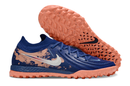 Chuteira Society Nike Phantom GX II TF - Azul e Laranja
