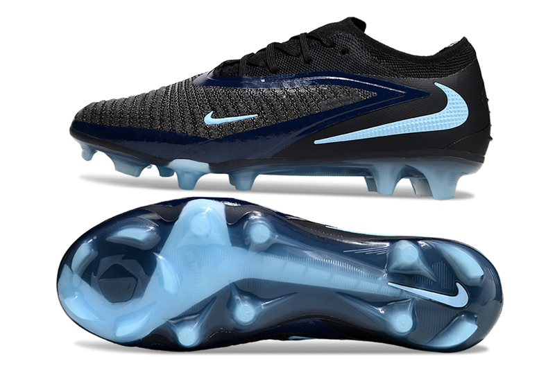 Chuteira Nike Phantom GX 6 Elite - Preta e Azul