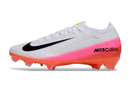 Chuteira Nike Mercurial Vapor 16 Elite  FG - Branca, Vermelha e Laranjada