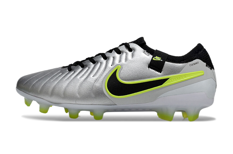 Nike Tiempo Legend X Elite FG - Prata e verde