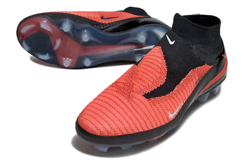 Chuteira Nike Phantom GX 6 Elite FG - Preta e Vermelha
