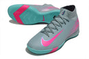 Chuteira Nike Air Zoom Mercurial Superfly 10 Elite  IC - Azul e Rosa
