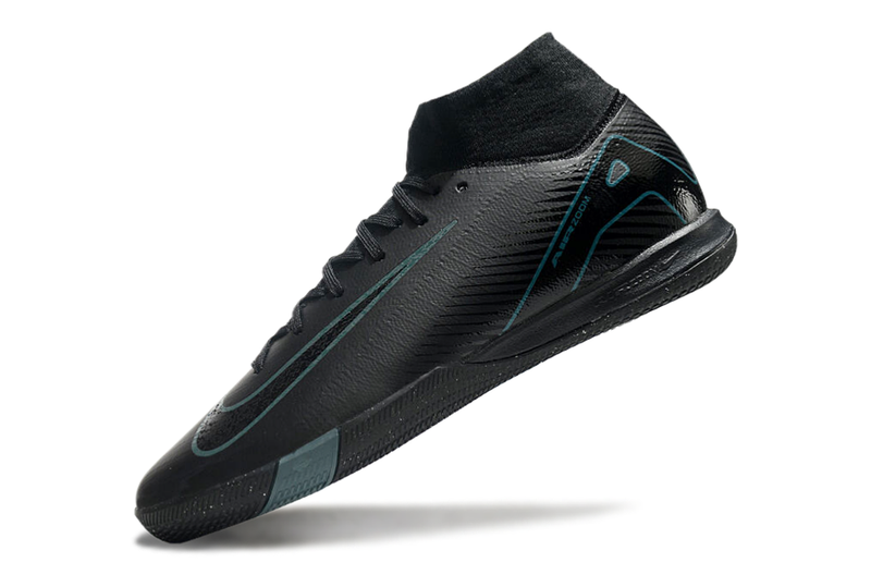 Chuteira Nike Air Zoom Mercurial Superfly 10 Elite  IC - Preta