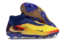 Chuteira Nike Phantom GX 6 Elite FG - Azul, Amarela e Vermelha