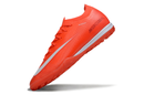 Chuteira Society Nike Air Zoom Mercurial Vapor 16 Elite TF - Laranja e Branca