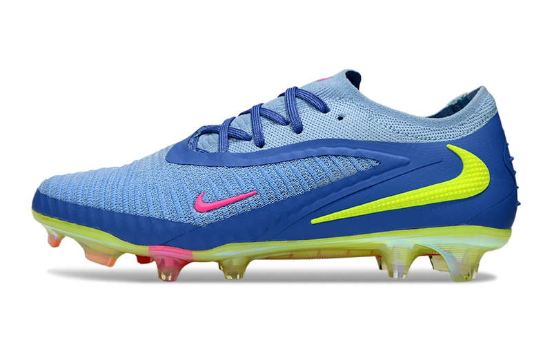 Chuteira Nike Phantom GX 6 Elite - Azul, Rosa e Verde