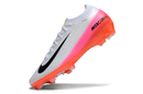 Chuteira Nike Mercurial Vapor 16 Elite  FG - Branca, Vermelha e Laranjada