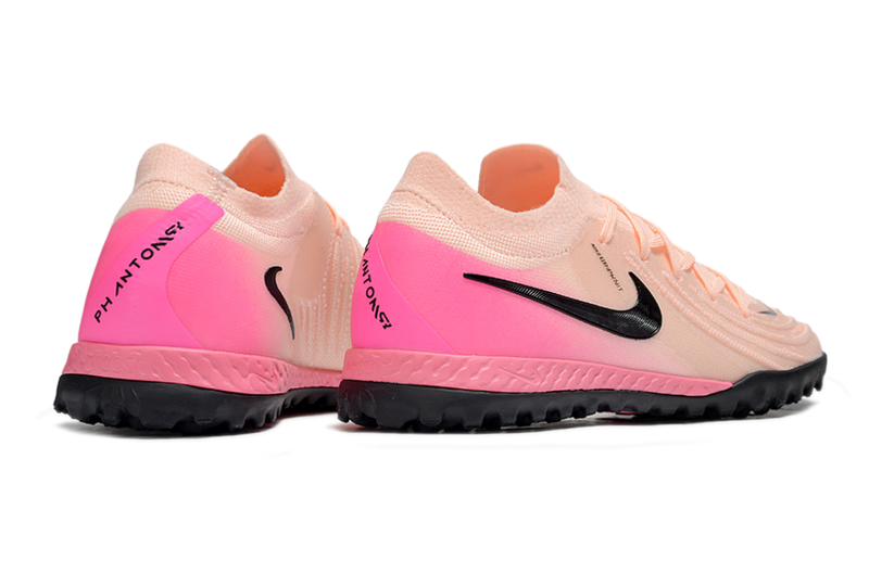 Chuteira Society Nike Phantom GX II TF - Rosa e Preta