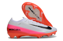 Chuteira Nike Mercurial Vapor 16 Elite  FG - Branca, Vermelha e Laranjada