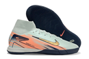 Chuteira Nike Air Zoom Mercurial Superfly 10 Elite  IC - Azul e Laranja