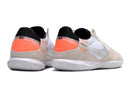 Tênis Futsal Nike Street Gato IC - Bege, Branca e Laranja