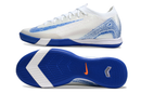 Chuteira Futsal Nike Mercurial Air Zoom Vapor 16 IC -  Branca e Azul