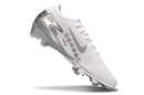 Chuteira Nike Air Zoom Mercurial Vapor 16 Elite FG - Branca e Prata