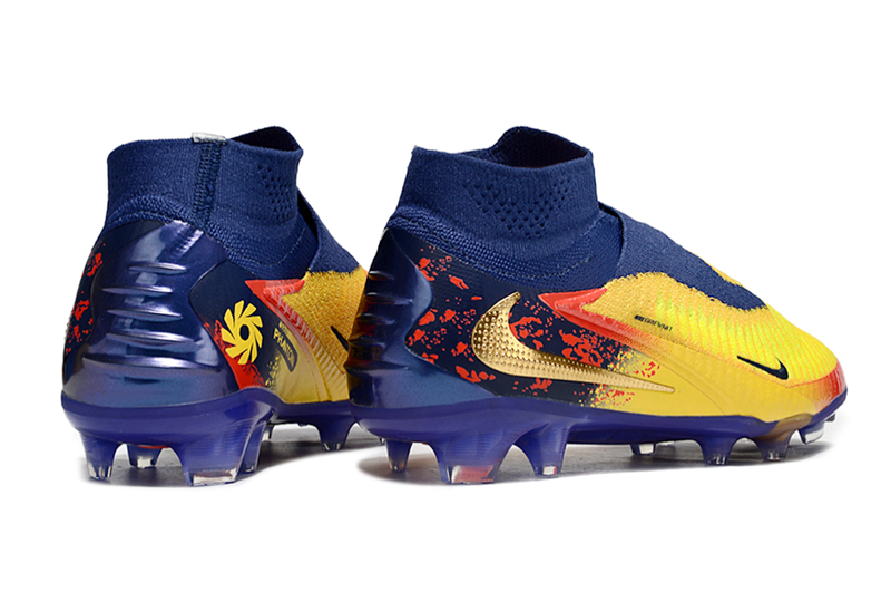 Chuteira Nike Phantom GX 6 Elite FG - Azul, Amarela e Vermelha