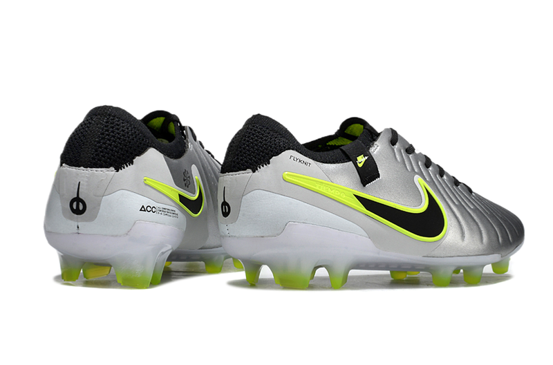 Nike Tiempo Legend X Elite FG - Prata e verde