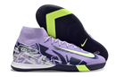 Chuteira Nike Air Zoom Mercurial Superfly 10 Elite  IC - Roxa e Verde