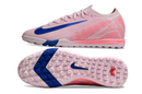 Chuteira Society Nike Air Zoom Mercurial Vapor 16 Elite TF - Rosa e Azul