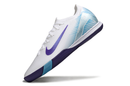 Chuteira Futsal Nike Mercurial Air Zoom Vapor 16 IC - Branca e Azul