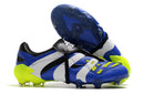Chuteira Adidas Predator Accelerator FG - Azul e Verde