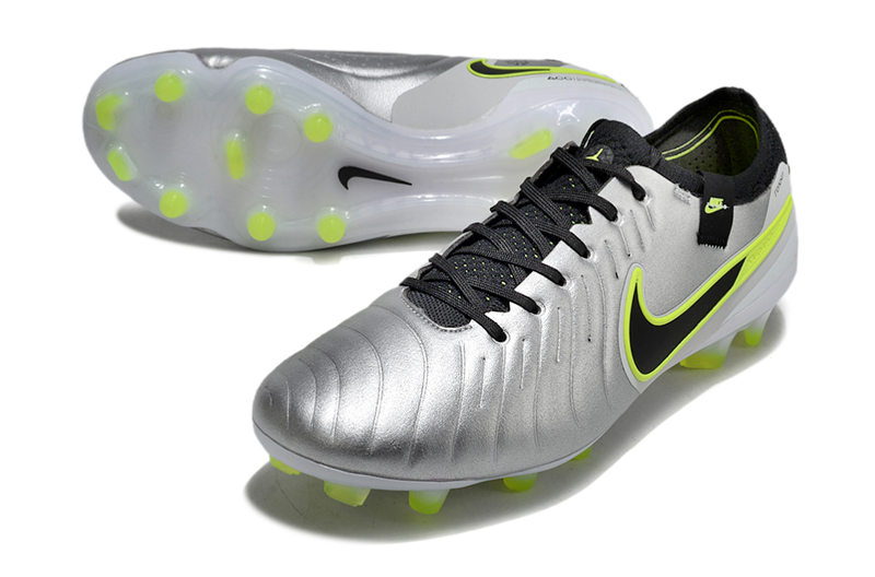 Nike Tiempo Legend X Elite FG - Prata e verde