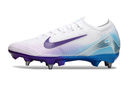 Chuteira Nike Air Zoom Mercurial Vapor 16 Elite SG - Branca, Azul e Roxa