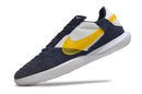 Tênis Futsal Nike Street Gato IC - Branca, Azul e Amarela