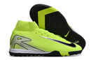 Chuteira Nike Air Zoom Mercurial Superfly 10 Elite  IC - Verde, Prata e Preta