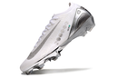 Chuteira Nike Air Zoom Mercurial Vapor 16 Elite FG - Branca e Prata