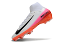 Chuteira Nike Air Zoom Mercurial Superfly 10 Elite FG - Branca, Rosa e Laranja