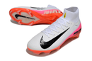 Chuteira Nike Air Zoom Mercurial Superfly 10 Elite FG - Branca, Rosa e Laranja