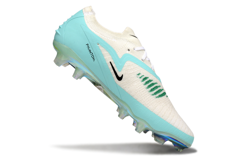 Chuteira Nike Phantom GX 6 Elite - Branco e Azul