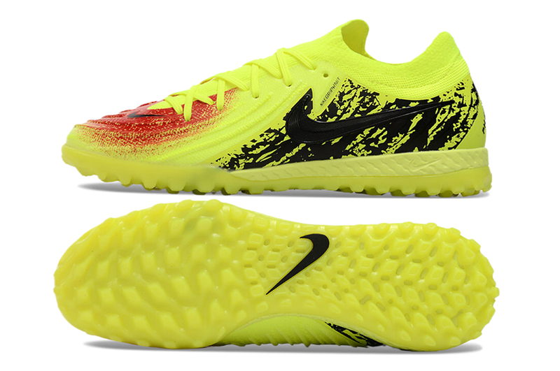 Chuteira Society Nike Phantom GX II TF - Amarela e Preta