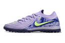 Chuteira Society Nike Phantom GX II TF - Roxa e Verde