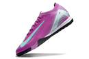 Chuteira Society Nike Air Zoom Mercurial Vapor 16 Elite TF - Roxa e Azul