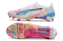 Puma Ultra 5 Ultimate FG - Branca, Azul e Rosa