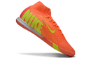 Chuteira Nike Air Zoom Mercurial Superfly 10 Elite  IC - Laranja e Verde