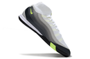 Chuteira Nike Air Zoom Mercurial Superfly 10 Elite Air Max 95  IC - Branca, Cinza e Preta
