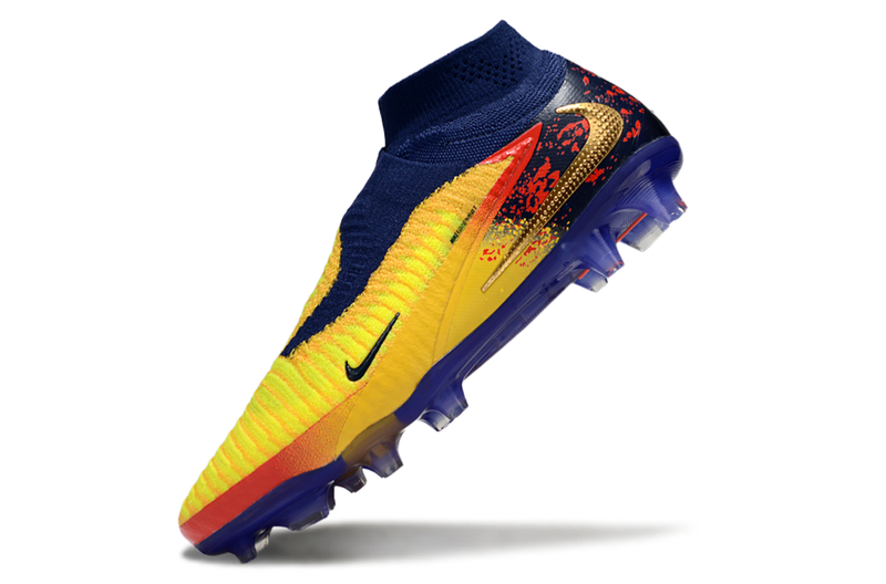 Chuteira Nike Phantom GX 6 Elite FG - Azul, Amarela e Vermelha