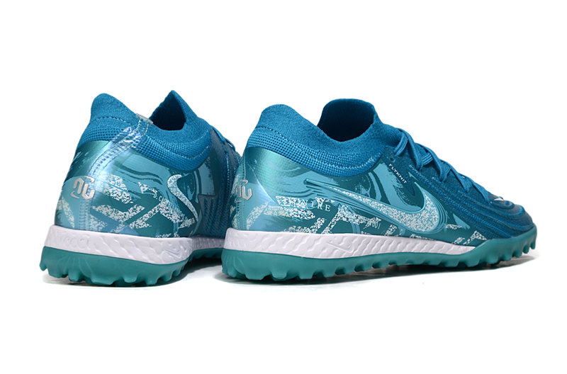 Chuteira Society Nike Phantom GX II TF - Azul