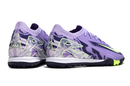 Chuteira Society Nike Air Zoom Mercurial Vapor 16 Elite TF - Roxa e Verde