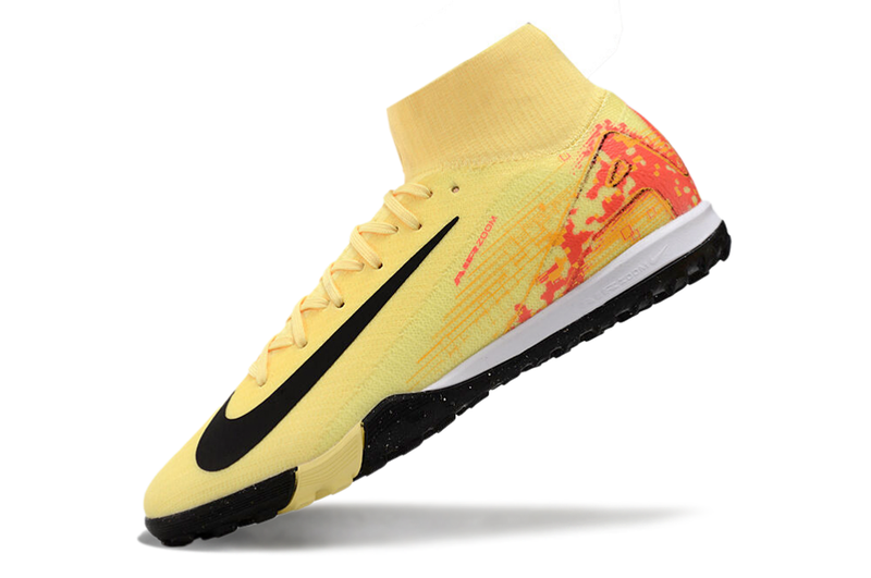 Chuteira Society Nike Air Zoom Mercurial Superfly 10 Elite TF - Amarela