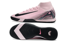 Chuteira Nike Air Zoom Mercurial Superfly 10 Elite  IC - Rosa, Cinza e Preta